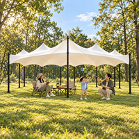 Tente de camping extérieure, auvent bédouin, couverture en PVC monocouche pour pique-niques en famille, rassemblements de groupe, grands événements, salons professionnels