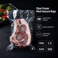 Sacs sous vide transparents jetables thermoscellables PA/PE pour l'emballage alimentaire de poulet, viande et autres aliments, sacs en plastique pour emballage alimentaire