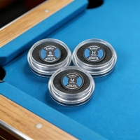 Professional Kamui Athlete 8 Layers 14mm Leather Pool Cue Tip S/M/H Billiards Durable Tip for Sale