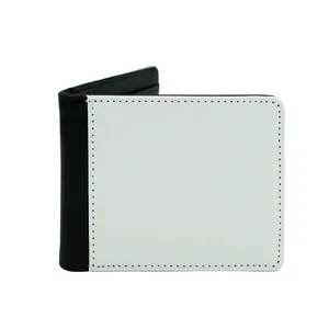 Custom Design Sublimation Men's Wallet, Blank Leather Wallet, Blank Sublimation Wallet for Men