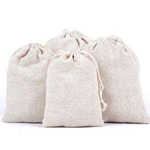 Estampage à chaud Logo coton cordon bijoux emballage sacs sachets scellés à rabat pour phytothérapie chinoise et bijoux - Product Image 5