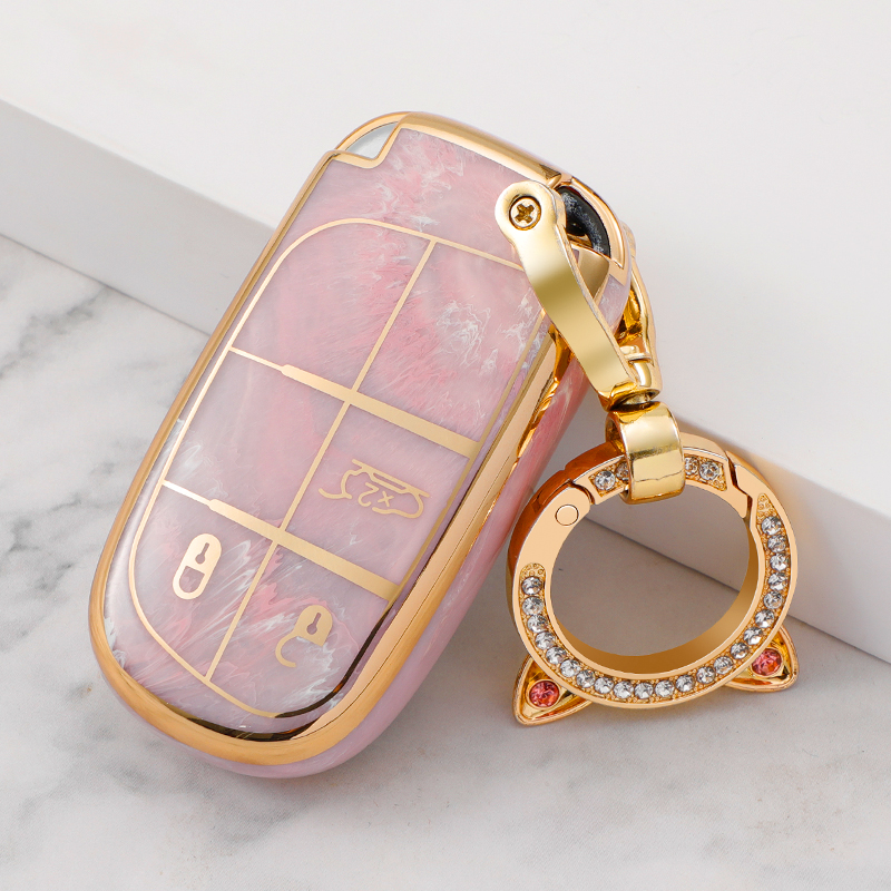 3 Button Pink+Key Ring
