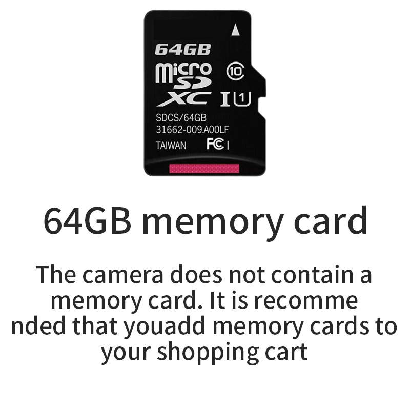 Tarjeta TF negra de 64 GB