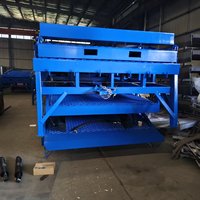 Rampe de chargement mobile hydraulique en acier 8T 10T 12T avec garde-corps de 40 cm pour utilisation en entrepôt et conteneur