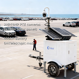 Solusi Pemantauan Starlink dengan Menara Keamanan Mobile Solar Trailer <span class=keywords><strong>CCTV</strong></span> AI Tenaga Surya, Pemasangan Mudah untuk Lokasi Konstruksi - Product Image 1