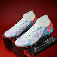 Chaussures de football professionnelles unisexes OEM ODM à prix d'usine, crampons de football respirants antidérapants à cheville haute, style 2026
