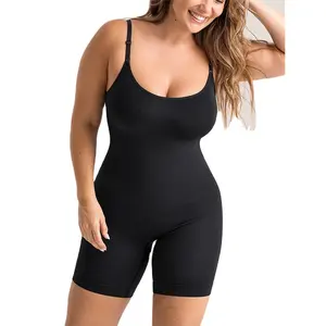 Boskims 2024新款时尚女性瘦身高腰紧身衣透气控腹塑身器一体式性感无缝连身衣