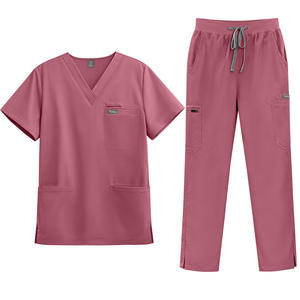 ชุดยูนิฟอร์ม<span class=keywords><strong>แพทย์</strong></span>พยาบาลแบบสครับขายดี แขนสั้น ซักได้ สกรีนโลโก้ได้ ชุดผ่าตัดแบบยืดได้ <span class=keywords><strong>เสื้อ</strong></span>ยืดและกางเกง - Product Image 3