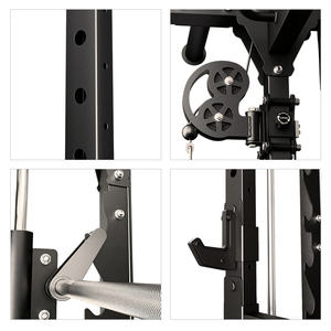 Ensemble d'équipements d'entraînement multifonctionnels intégrés pour la musculation à domicile, machine Smith, <span class=keywords><strong>prix</strong></span> bas, nouvelle fabrication - Product Image 4