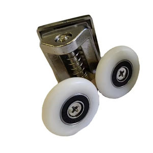 Doppio doppio doppio vetro curvo superiore/inferiore pulegge per porta doccia - Product Image 3