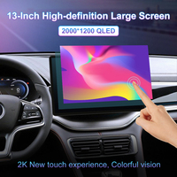 Lecteur DVD de voiture multimédia HD 13,3 pouces 1DIN Autoradio Android 13 4+64 Go 2000*1000 GPS 4G Carplay