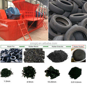 Chất thải cao su lốp tái chế máy/Sử dụng lốp nhà máy tái chế/CE chất thải lốp Shredder - Product Image 2
