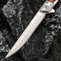 Hot Selling Multifunktion ales kleines Outdoor-Camping messer Taktisches Falt taschen messer mit Holzgriff für den Heimgebrauch