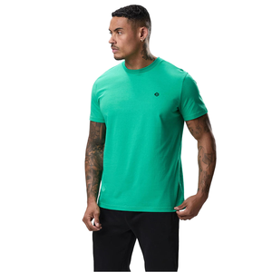 Camiseta de impresión personalizada de fibra de poliéster suave 100% de alta calidad para hombre, camisetas de sublimación lisas con patrón sólido al por mayor - Product Image 1