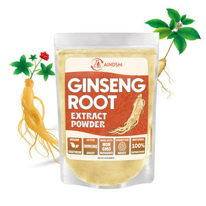 Polvo de Extracto de Raíz de Ginseng Panax de Tamaño Personalizado, Polvo de Ginseng Rojo Orgánico, Apoyo Inmunológico y Mejora de la Función Cerebral - Product Image 1