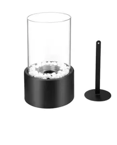 Indoor Outdoor Ventless Glas Ethanol Kamin Mini tragbare rauchfreie Feuerstelle Tisch Feuerstelle