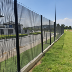 Clôture en treillis métallique 358 haute sécurité à <span class=keywords><strong>prix</strong></span> d'usine, portails de sécurité en treillis soudé 358 pour prison et aéroport - Product Image 4