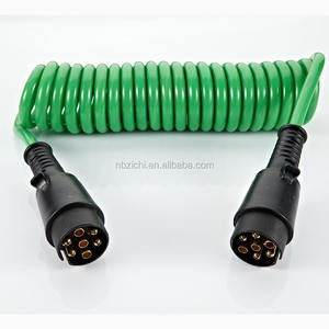 Adaptateur <span class=keywords><strong>prise</strong></span> câble enroulé <span class=keywords><strong>7</strong></span> <span class=keywords><strong>broches</strong></span> à <span class=keywords><strong>7</strong></span> <span class=keywords><strong>broches</strong></span> adaptateur <span class=keywords><strong>remorque</strong></span> câble d'extension mâle <span class=keywords><strong>7</strong></span> <span class=keywords><strong>broches</strong></span> câble de connexion <span class=keywords><strong>remorque</strong></span> - Product Image 1