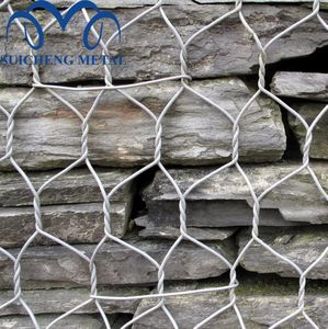 Gavión de piedra de inundación con revestimiento galvanizado para retención de gaviones de Ribera de Río Pared de caja de cesta 200x50x100 - Product Image 1