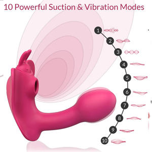 Calcinha desgastada Feminino Clitoriano Sexo <span class=keywords><strong>Toy</strong></span> Chupando Mama Coelho Vibrador 3 Em 1 Tocando G-Spot Vibrador & Chupando Estimulador de Clitóris - Product Image 4
