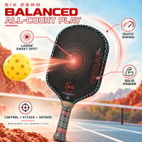 Raquette de pickleball en fibre de carbone pressée à chaud T700 Coral Pro Large Sweet Spot 16 mm, approuvée USAPA, pour entraînement adulte, très vendue