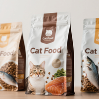 Sacs d'emballage alimentaire pour animaux de compagnie personnalisés 1kg 2kg 5kg, pochette debout, bâtonnets pour chiens de compagnie, friandises pour chats, emballage alimentaire, sac à zip-lock en plastique