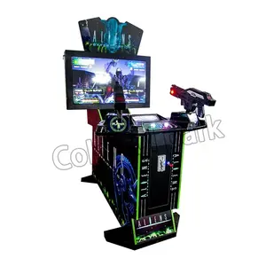 55'inch LCD simulator video gun game aliens shooting game machine arcade