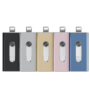 Sichere <span class=keywords><strong>3</strong></span>-in-1-verschlüsse lte 64GB/128GB/256GB <span class=keywords><strong>Flash</strong></span>-Laufwerk Micro USB USB3.0-Schnitts tellen Finger abdruck-/Passworts chutz New Metal - Product Image 2