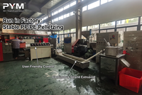 Machine de granulation de plastique PP PE pour le recyclage des granulés