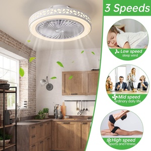 Quạt trần đèn led điều khiển từ xa cao cấp tích hợp đèn chiếu sáng phòng khách, có chức năng điều chỉnh độ sáng - Product Image 4