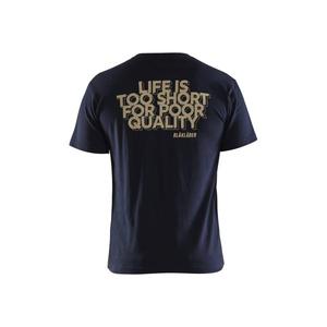 BLAKLADER-T-shirt 941110428600S Bleu marine foncé-T-SHIRTS ET POLO DE TRAVAIL EAN 7330509846957 - Product Image 2