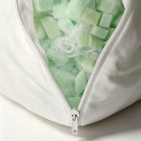 Oreillers en mousse à mémoire de forme déchiquetée, taille Queen, rafraîchissants et ferme, lot de 2 pour lit, ajustables pour les dormeurs sur le côté, le dos et le ventre