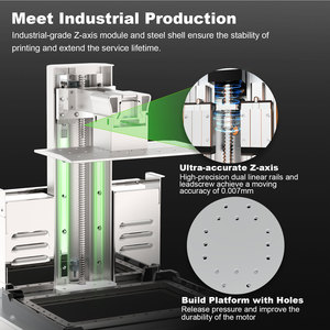 เครื่องพิมพ์สามมิติ Magforms Diy แบบเรซิ่น 3 มิติ สำหรับทำโมเดลขนาดใหญ่ ความละเอียด 4K 6K 8K ใช้แสงยูวี 405 นาโนเมตร ระดับมืออาชีพ ระบบ DLP LCD - Product Image 5