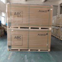 Panneau solaire double vitrage Aiko STELLAR 780W 790W 800W AIKO-A-GRH78DW, cadre noir, panneau photovoltaïque