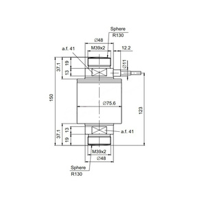 เซ็นเซอร์วัดแรงดึง Veidt สำหรับรุ่น Z16AD1/7.5t, Z16AD1/15t ผลิตโดย HBM ประเทศเยอรมนี พร้อมจอแสดงผลดิจิตอล ช่วยให้การชั่งน้ำหนักแม่นยำ - Product Image 2