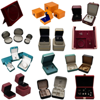 Boîte à bijoux portable en cuir PU carré de haute qualité, doublure en velours pour boucles d'oreilles, colliers, bagues, rangement de voyage, cadeau