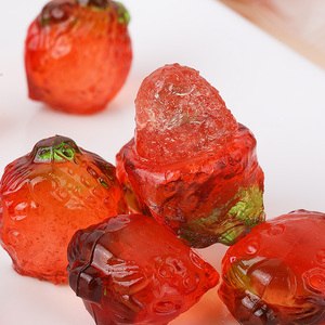 Gomitas <span class=keywords><strong>de</strong></span> gelatina con sabor a frutas surtidas al por mayor, dulces y ácidas, certificadas Halal, con forma <span class=keywords><strong>de</strong></span> <span class=keywords><strong>fresa</strong></span> y efecto pelable - Product Image 5