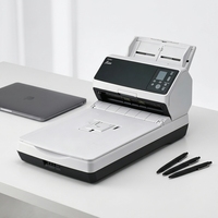 Escáner Industrial de Archivos R_ICOH Fi-8290, Doble Alimentador Automático de Documentos (ADF), Escaneo de 13000 Hojas Diarias, Escaneo de Pasaportes, Tarjetas de Identificación, Documentos, USB
