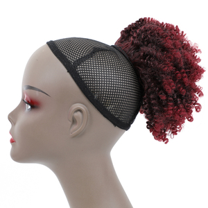 <span class=keywords><strong>Kanekalon</strong></span> fibra sintética <span class=keywords><strong>pelo</strong></span> hinchable profundo Afro rizo de primavera Peluca de cola de caballo de <span class=keywords><strong>pelo</strong></span> - Product Image 3