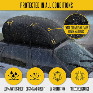 Bolsa de Carga para Techo de Coche Todoterreno de PVC Personalizada de Alta Frecuencia, Bolsa de Carga Impermeable Reforzada para Techo, Bolsa de Carga para Exteriores - Product Image 2