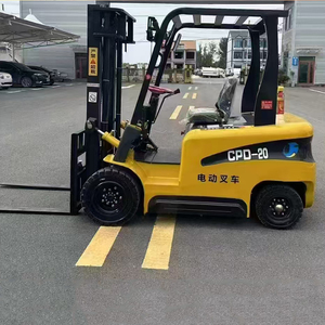 Robusto chino nuevo precio de fábrica 2 toneladas hidráulico 4WD pequeña carretilla elevadora eléctrica batería de litio carretilla elevadora a la venta - Product Image 2