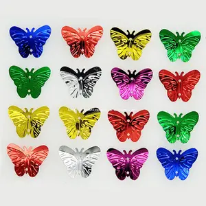 2022 새로운 스타일 다채로운 레이저 장식 조각, Spangle,Spangle 장식 조각 나비 애완 동물 장식 조각