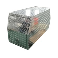 Caisse de rangement pour outils en aluminium, utilisation en extérieur, taille et couleur personnalisables (KBL-DG)