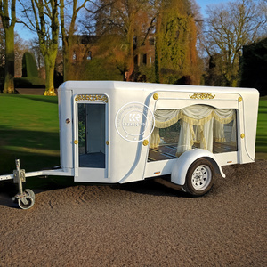 Cercueil-charrette funéraire de luxe de style anglais, remorquée par des chevaux, par un fabricant nigérian – Élégante carrosse-funeur à chevaux - Product Image 3