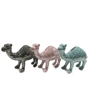 New Products Of 2023 Camel Ceramic Piggy Bank Adorable Cartoon Animal Saving Box Money