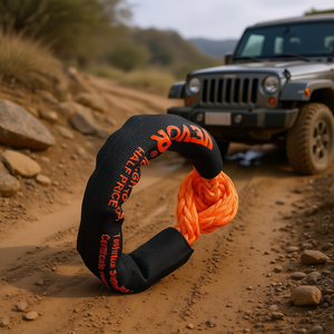 Cordon de récupération synthétique souple 1/2 po x 22 po, résistance à la rupture de 44092 lb pour le remorquage de véhicules tout-terrain - Product Image 2