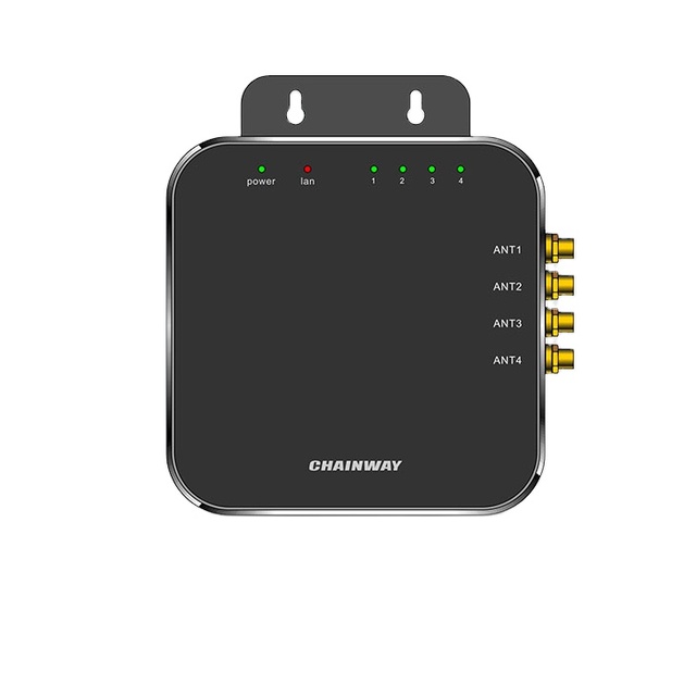 Chainway UR4 Impinj E710 Module Long Range RS232/RJ45 920-925MHz Industrial Waterproof Low Power Rugged Uhf Rfid Fixed Reader