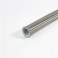 Tuyau en téflon tressé en acier inoxydable, tuyau PTFE résistant à la corrosion, résistant aux hautes températures, résistant au feu, tuyau d'huile, tuyau de frein pour voiture automatique
