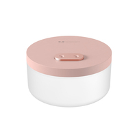 Humidificateur portable à brume froide et diffuseur d'aromathérapie, design coréen, pour intérieur/extérieur, maison, voiture, avec LED 7 couleurs