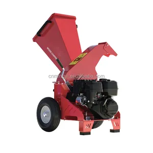 High Efficiency Durable Wood Chipper Shredder Mobile Gasoline Branch Chipper Commercial Wood Chipper